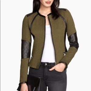 H&M Olive Green Moto Jacket